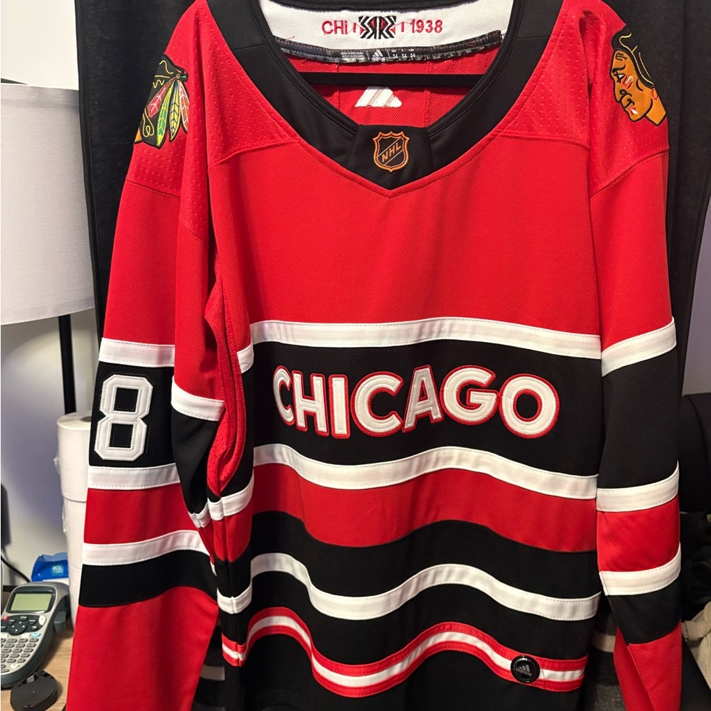 Chicago Blackhawks Red and Black Jersey